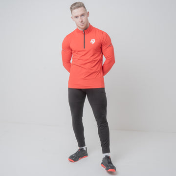 Red Dri-Fit 1/4 Zip